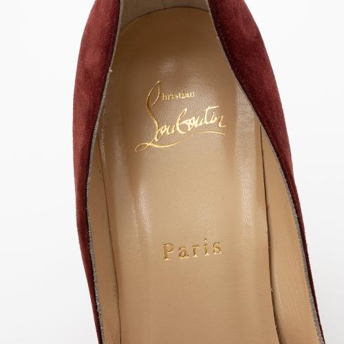 Christian Louboutin Suede Pigalle Follies 85 Pumps - Size 10.5 / 40.5