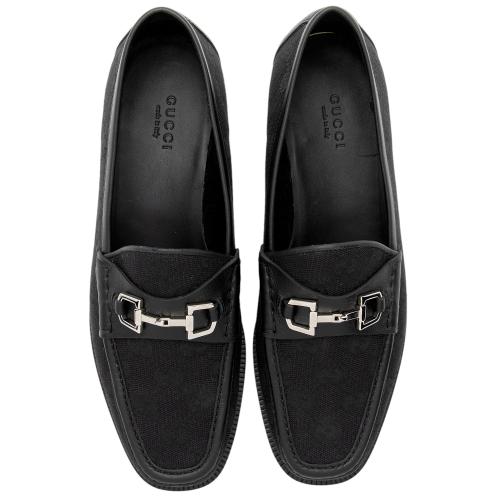 Gg canvas horsebit loafer online