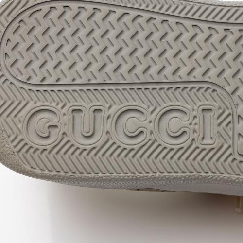 Gucci GG Supreme Leather Interlocking G Platform Sneakers - Size 9.5 / 39.5