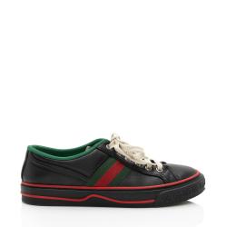 Gucci Leather Web 1977 Tennis Sneakers - Size 6.5 / 36.5