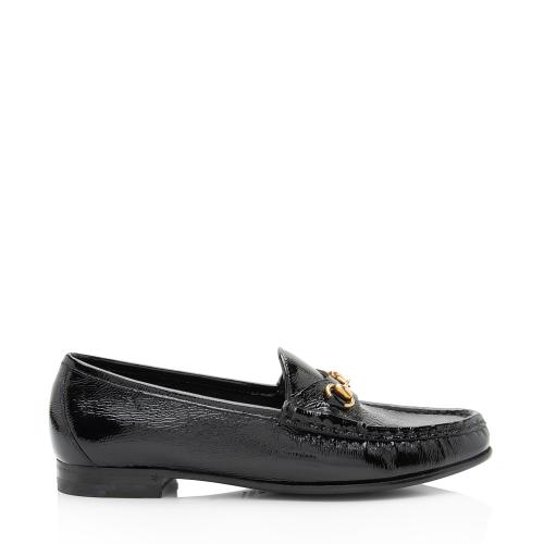 Gucci Patent Leather Horsebit 1953 Loafers - Size 6.5 / 36.5