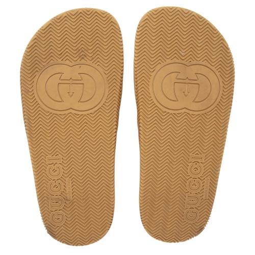 Gucci Rubber Interlocking G Slide Sandals Size 6 36 Gucci Shoes Bag Borrow or Steal