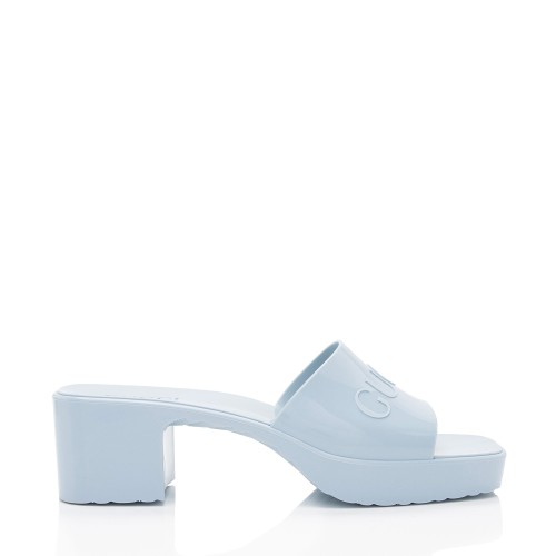 Gucci Rubber Slide Sandals - Size 10 / 40