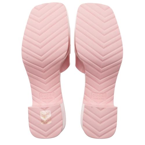 Gucci Rubber Slide Sandals - Size 8 / 38