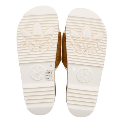 Gucci x Adidas GG Canvas Platform Slides - Size 9 / 39