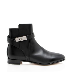 Hermes Calfskin Neo Ankle Boots - Size 8 / 38