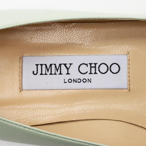 Jimmy Choo Leather Alina Flats - Size 6.5 / 36.5