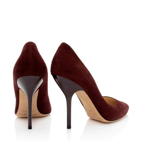 Jimmy Choo Suede Romy Pumps - Size 6.5 / 36.5