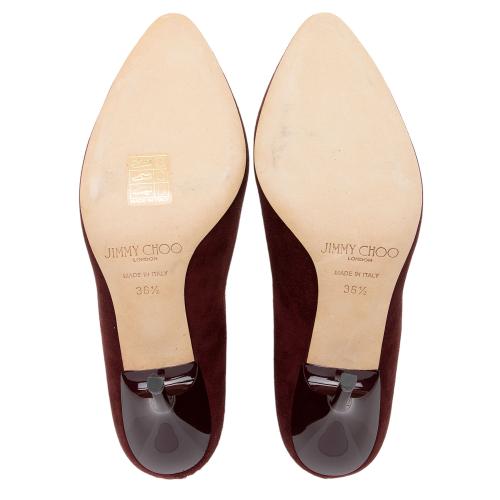 Jimmy Choo Suede Romy Pumps - Size 6.5 / 36.5