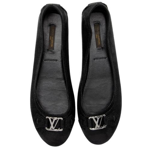 Louis Vuitton Leather Oxford Ballerina Flats - Size 8 / 38