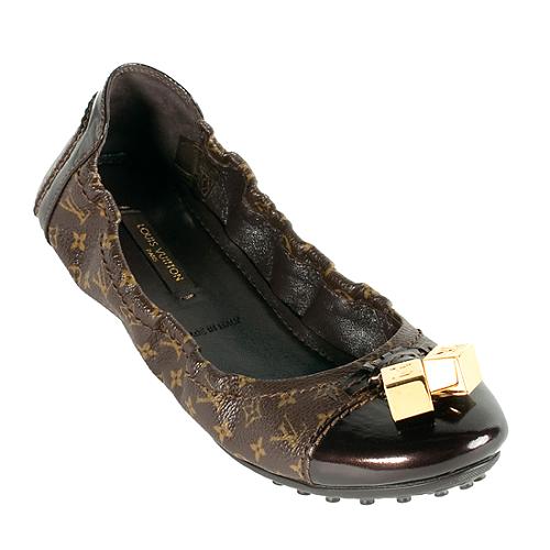 Louis Vuitton Monogram Canvas Lovely Ballerina Flats - Size 6.5 / 36.5