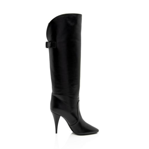 Saint Laurent Lambskin Koller Boots - Size 6.5 / 36.5