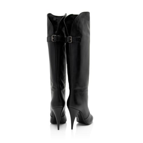 Saint Laurent Lambskin Koller Boots - Size 9.5 / 39.5