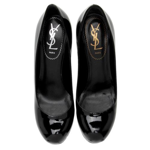 Saint Laurent Patent Leather Tribtoo Pumps - Size 7 / 37