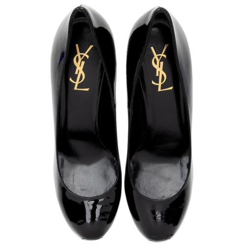 Saint Laurent Patent Leather Tribtoo Pumps - Size 7.5 / 37.5