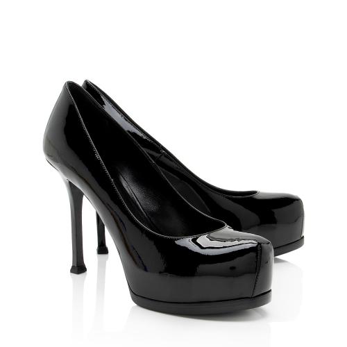 Saint Laurent Patent Leather Tribtoo Pumps - Size 7.5 / 37.5