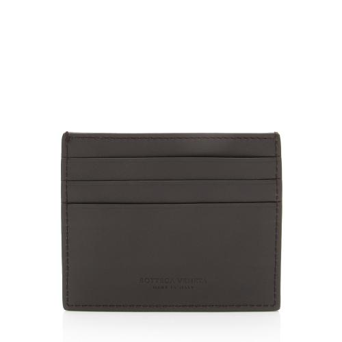 Bottega Veneta Calfskin Laser Cut Card Holder