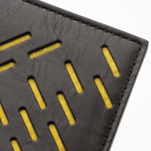 Bottega Veneta Calfskin Laser Cut Card Holder