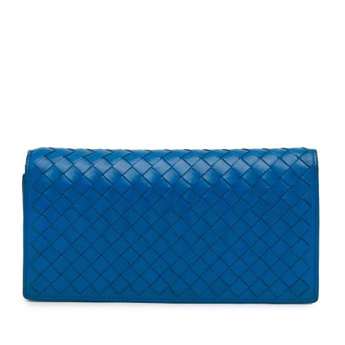 Bottega Veneta Intrecciato Continental Flap Wallet