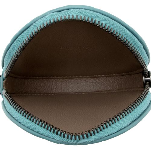 Bottega Veneta Intrecciato Nappa Leather Round Coin Pouch