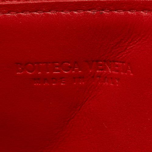 Bottega Veneta Intrecciato Nappa Zip Around Card Case