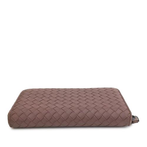 Bottega Veneta Intrecciato Zip Around Long Wallet