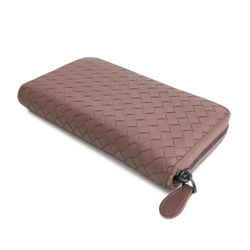 Bottega Veneta Intrecciato Zip Around Long Wallet