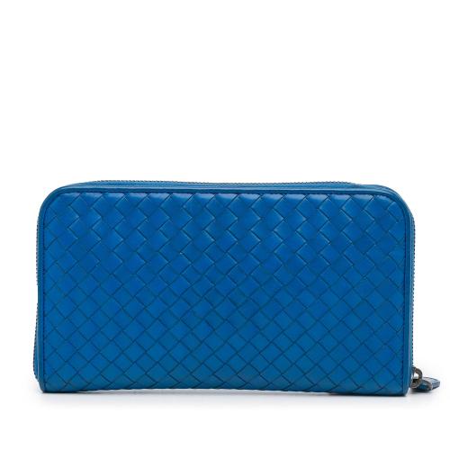 Bottega Veneta Intrecciato Zip Around Wallet