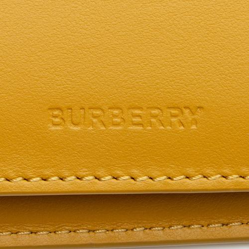 Burberry Leather Logo Bi-Fold Wallet