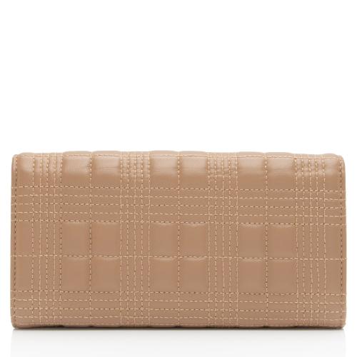 Burberry Quilted Lambskin TB Lola Continental Wallet