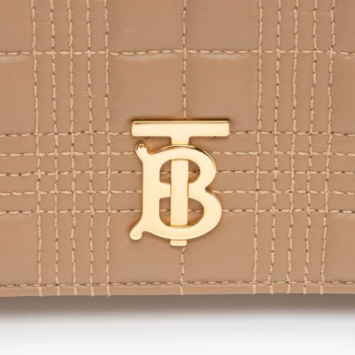 Burberry Quilted Lambskin TB Lola Continental Wallet