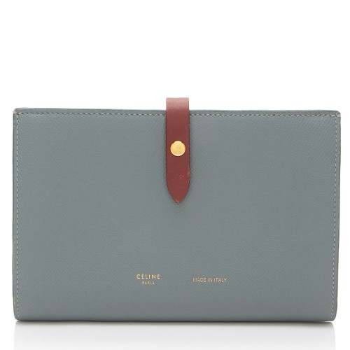 Celine Grained Calfskin Multifunction Large Wallet