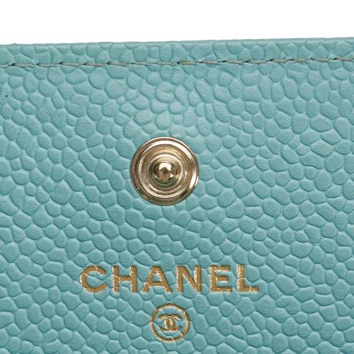 Chanel Boy Caviar Leather Wallet