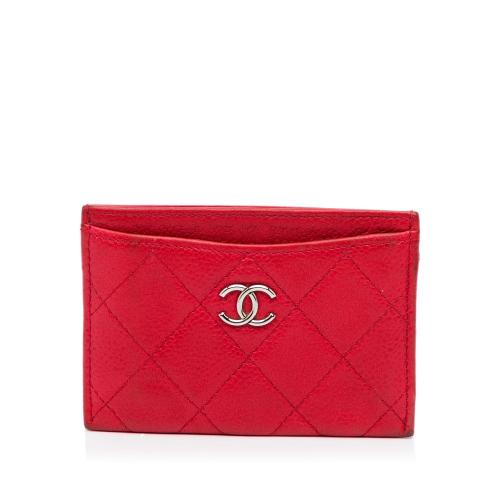 Chanel CC Caviar Card Holder