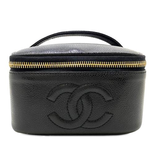 Chanel CC Caviar Vanity Case