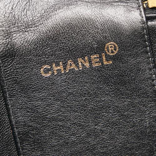 Chanel CC Matelasse Patent Leather Vanity Bag