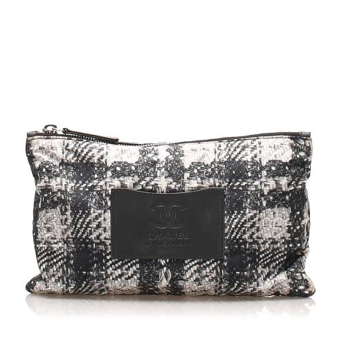 Chanel CC Tweed Pouch