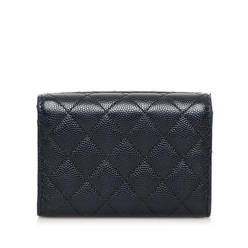 Chanel Caviar Boy Trifold Wallet