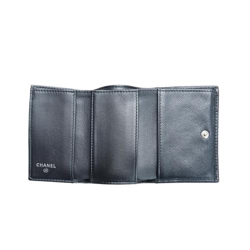 Chanel Caviar Boy Trifold Wallet