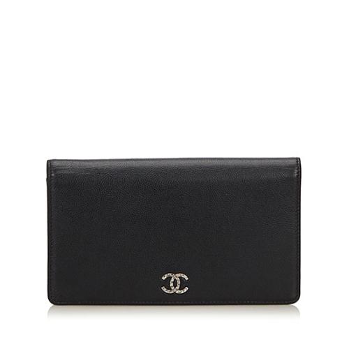 Chanel Caviar Leather L Yen Wallet