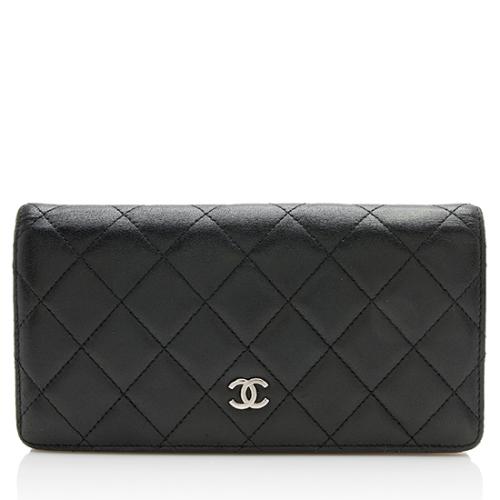 Chanel Lambskin CC Yen Wallet