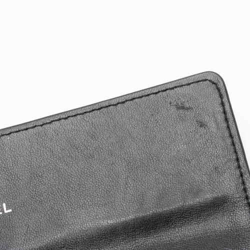 Chanel Lambskin Camellia CC Flap Long Wallet