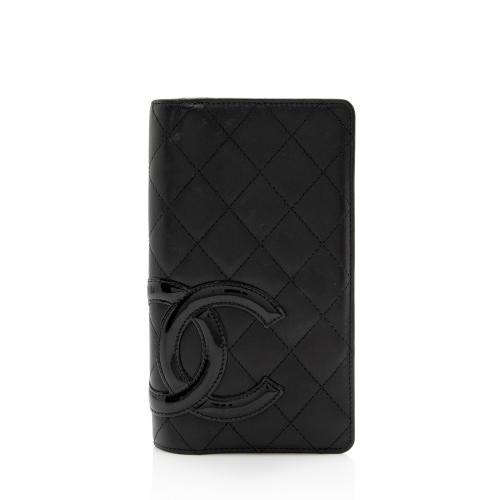 Chanel Lambskin Ligne Cambon Bi-Fold Wallet