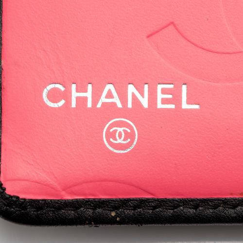 Chanel Lambskin Ligne Cambon Bi-Fold Wallet