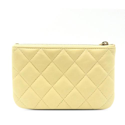 Chanel Lambskin Mini O Case Pouch