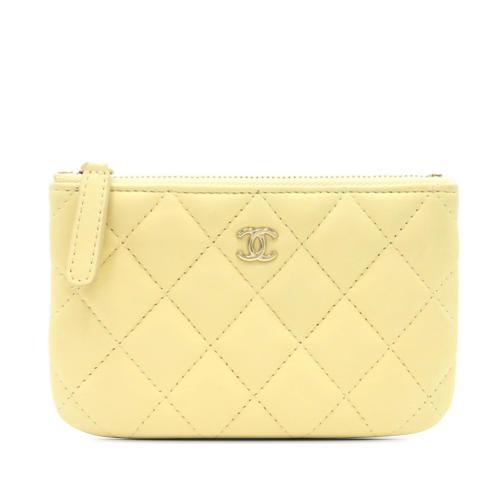 Chanel Lambskin Mini O Case Pouch