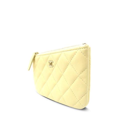 Chanel Lambskin Mini O Case Pouch