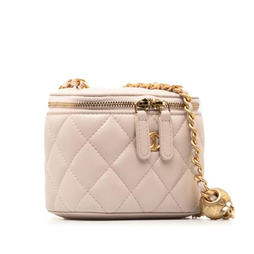 Chanel Mini Lambskin Pearl Crush Vanity