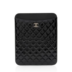 Chanel Patent Leather CC Brilliant iPad Case