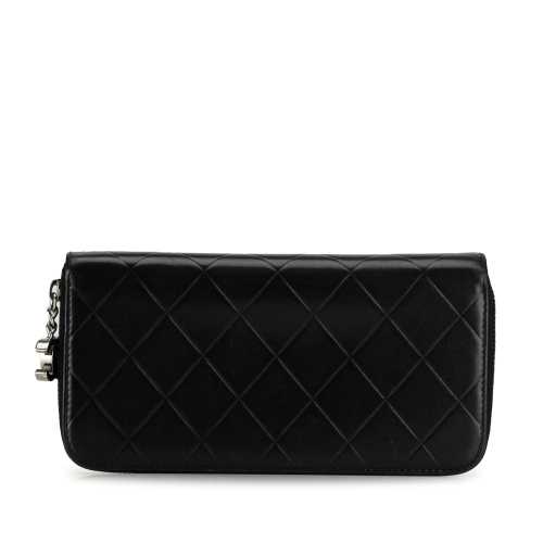 Chanel Quilted Calfskin Long Wallet